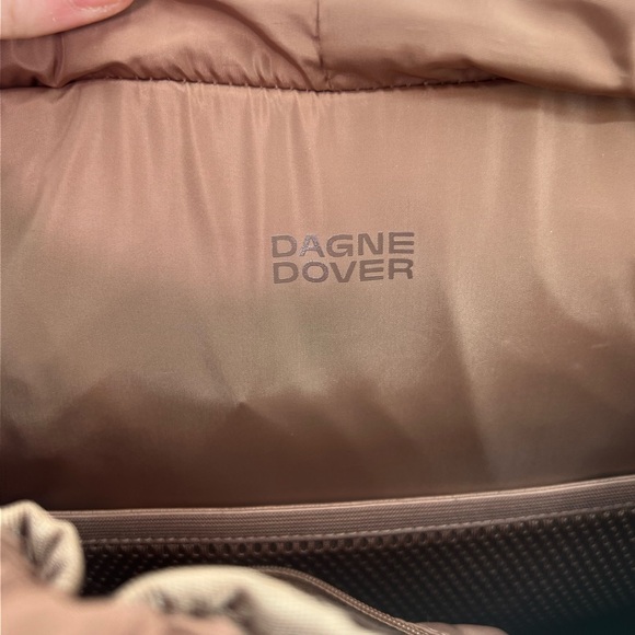 DAGNE DOVER Brooklyn Carryon Backpack in Warm Dust Nude Pink Weekender Bag main image 12